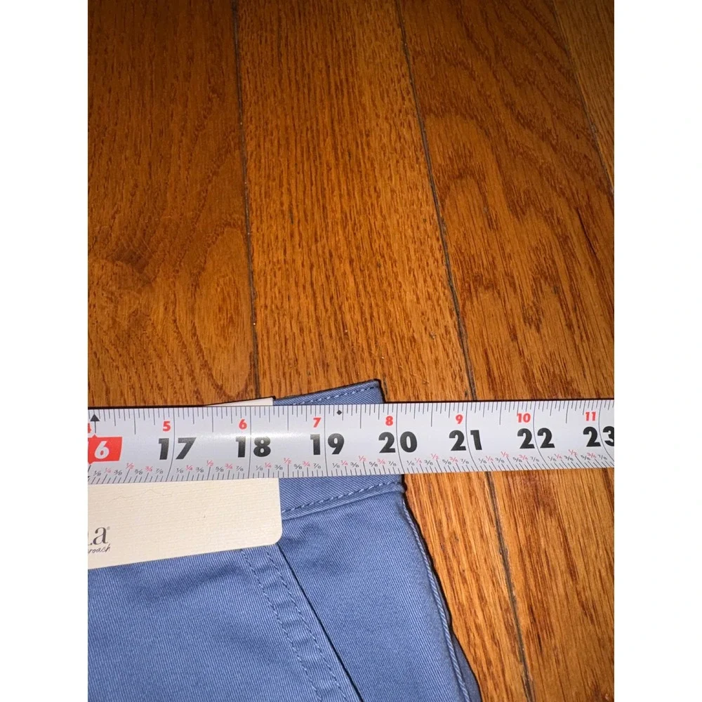 a.n.a a new approach Bijou Blue Mid-Rise Shortie Short 18 3.5